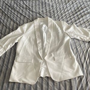 White blazer Tags still on